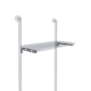 Console nickel brossé pour tablette Queen Vogue L.28cm - par 2 - en acier_1
