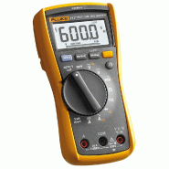 FL117 - Multimètre numérique portable TRMS AC 6 000 points avec détection de tension sans contact - FLUKE_1