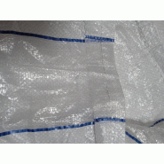 Lot 100 SACS PP neuf 50X80, SWL: 25 kg , PP tissé non laminé à soufflets_1