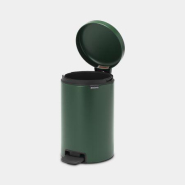 Poubelle à pédale NewIcon 12 litres - Pine Green - Design intemporel et pratique pour la maison et le bureau_1