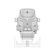 Siège de tracteur Maximo Comfort Plus - Grammer AG - suspension 100 mm - PVC - 56078_1