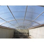 Toiture télescopique légère Delta Junior - ouverture manuelle simple - protection contre intempéries - polycarbonate UV_1