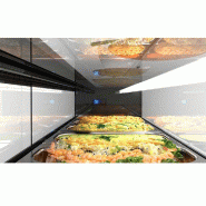 Vitrine réfrigérée Tapas LOGIC avec groupe déporté - VTLG4GR | Sayl Barcelona - avec cuve plane_1