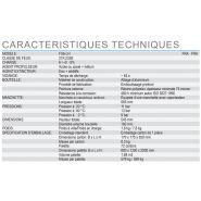 FS6-LH - Extincteur pressurisé à eau additivée - Corps en aluminium - Capacité 6 L - Certifié PED, MED et NF-EN3_1