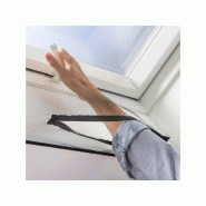 Moustiquaire pour fenêtre de toit - 150x180 cm - Polyester noir - Recoupable - Garantie 2 ans_1