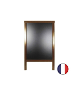Chevalet stop trottoir - Cadre bois, dimensions 90 x 55 cm - Référence : LSTF49CH_1