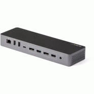 Dock Thunderbolt 3 Compatible Hôte USB-C - àÉcrans Double 4K 60Hz DisplayPort 1.4 ou Double HDMI - Si_1