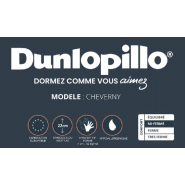Matelas DUNLOPILLO® mémoire de forme Cheverny 140 cm - Épaisseur 22 cm - Mi-ferme, compatible canapé convertible ouverture express_1