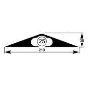 Protège câbles 1 canal - VOLGA DUO 25_1