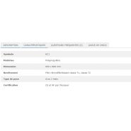 30000 - Panneau de chantier KC1 route barrée - plastique jaune - 800 x 600 mm_1