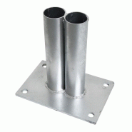 Accessoire de fixation pour barrière à sceller - Fixation au sol double / 45_1