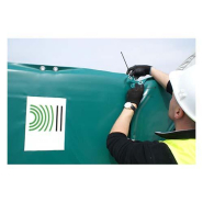 Bâche extérieure réductrice de bruit en plastique - réduction 25 dB - résistante UV et aux températures extrêmes_1
