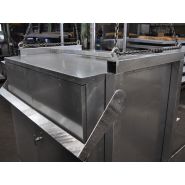 Box de stockage en acier galvanisé pour 4 fûts de 220L - abri de rétention élingable - fabrication française_1