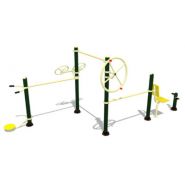 Parcours de santé - pack de promotion 4D - sports urbains - dimensions : 135 cm x 50 cm x 135 cm - Dubpack 4D_1