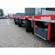 Semi-remorque surbaissée Nooteboom C016543 - MEGA-trailer 48T - 3 essieux direction hydraulique_1