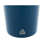 Gobelet publicitaire - simple paroi en acier recyclé - 350 ml - couleur bleu_1