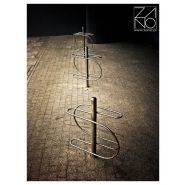 05.022 Arceau urbain spiral - Zano - en acier inoxydable ou noir - hauteur 75 cm - design unique_1