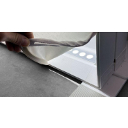 Écran textile rétroéclairé amovible et léger - éclairage LED - impression recto/verso_1