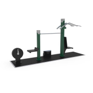 Équipement de fitness extérieur - Denfit Gym Combi 5 - 8065119 - Hags - Spécifications complètes_1