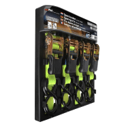 Proplus lot de 4 courroie d'attache avec cliquet + 2 crochets  5 m 404004_1