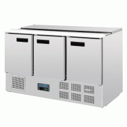 Saladette réfrigérée 3 portes GN 1/1 et 8 bacs GN 1/4 - Série G | Polar - G607_1