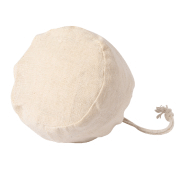 Tote bag publicitaire pliable en coton bio - anses longues - blanc - 120 g/m²_1