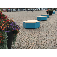 Accessoire pour banc public Seat Rosenlund réf 8079649 - Hags - 600x600 mm - Montage 1h_1