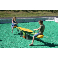 Balançoire mono feuille sur ressort - JIN-0413 - Husson International - Tranche d'âge 2-8 ans - Dimensions 2686x405x757 mm_1