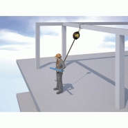 Système antichute à rappel automatique - Medbloc AN13006C - sangle polyester 25 mm_1