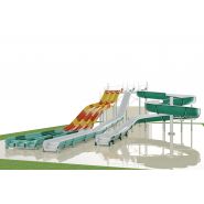 Trio de toboggan aquatique : must'tob slide'tob kamikaz, en arrivée aquafrein_1