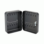 Armoire à clés 20 crochets - Acier gris - Dimensions extérieures 20 x 16 x 8 cm_1