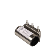 Manchon de réparation de canalisation d'eau potable en inox - ALLINOX - largeur 200 mm - 3 boulons - pour différents matériaux_1