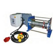 Équipement de levage électrique avec frein moteur et tambour rainuré