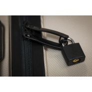 Cadenas à clé Thirard - Aluminium coloré 20 mm noir - Corps résistant et garanti 10 ans_1