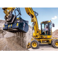 Godet cribleur pour pelles de 8 à 13 T, idéal pour la séparation de matériaux de granulométries variées sur chantier - SIMEX VSE 10_1