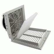 Grille de ventilation 250x250 et filtre pour armoire électrique - LETTEL - GTA-223-FF_1