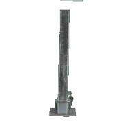 Poteau bloc parking SPM8 - Système de verrouillage automatique - Acier galvanisé - Gamme Pro_1