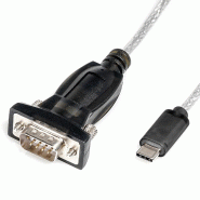 ROLINE Convertisseur USB / série, type C - RS232, noir, 1,8 m_1