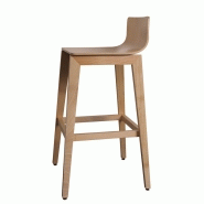 Tabouret de restaurant Natur Wood - dimensions compactes et léger 10 kg_1