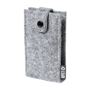 Set manucure 6 pièces - acier inoxydable - étui en feutre RPET - couleur gris - 55g_1