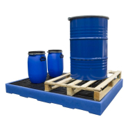 Plateforme de rétention en plastique avec une capacité de Rétention : 300 L - BF4B - DELAHAYE INDUSTRIES_1