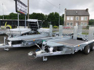Remorque Porte-engin IFOR WILLIAMS - GX126 RAMP - 2 Essieux - 366x184 cm - PTAC 3500 kg - Référence CT167-IFW_1