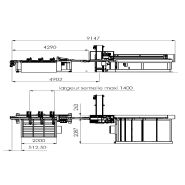 Tapis d’introduction de dés - Machines pour palettes - Platon - Poids : 650 kg - Longueur : 4290 mm - Puissance électrique : 7.7 KW_1