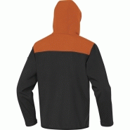 Veste softshell polyester/élasthanne 3 couches laminées - Horten2 - légère et protectrice contre froid, vent et pluies fines_1