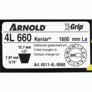 Courroie trapézoïdale X-Grip V - type 4L660_1