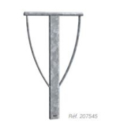 Appui vélos Lisbonne - Jesignale - acier galvanisé ou peint - faible encombrement_1