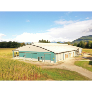 Bâtiment d'élevage métallo-textiles pour vaches laitières - Spacieux, clair, baigné de lumière - AGROTEL_1