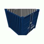 Containers de stockage 8 pieds - Robuste, modulable et sécurisé pour chantiers_1