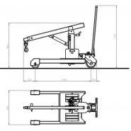 Minimob 03 - Mini-grue d'atelier manuelle à porte-à-faux - Mobilev Cranes - 300 kg_1