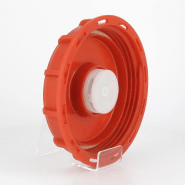 Couvercle Schütz Ø150 rouge UN + bonde 2